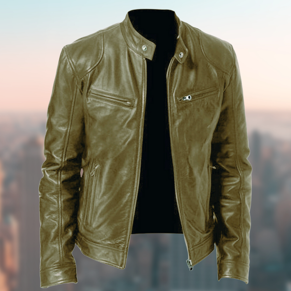 Zeitlose Lederjacke für Herren