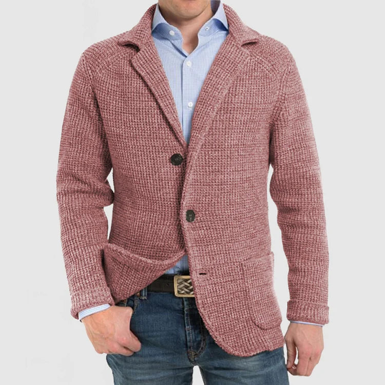 Herren Strickblazer mit zwei Knöpfen