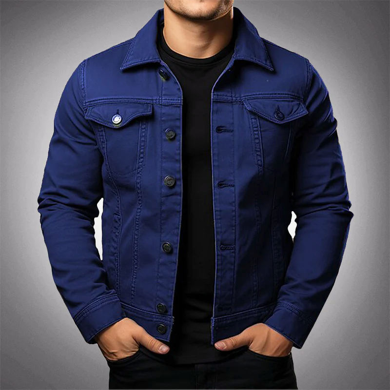 ShopNory | Denim Jacke für Männer für Komfort Vielseitigkeit