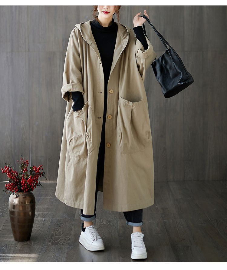 Wasserdichte Oversized Windjacke