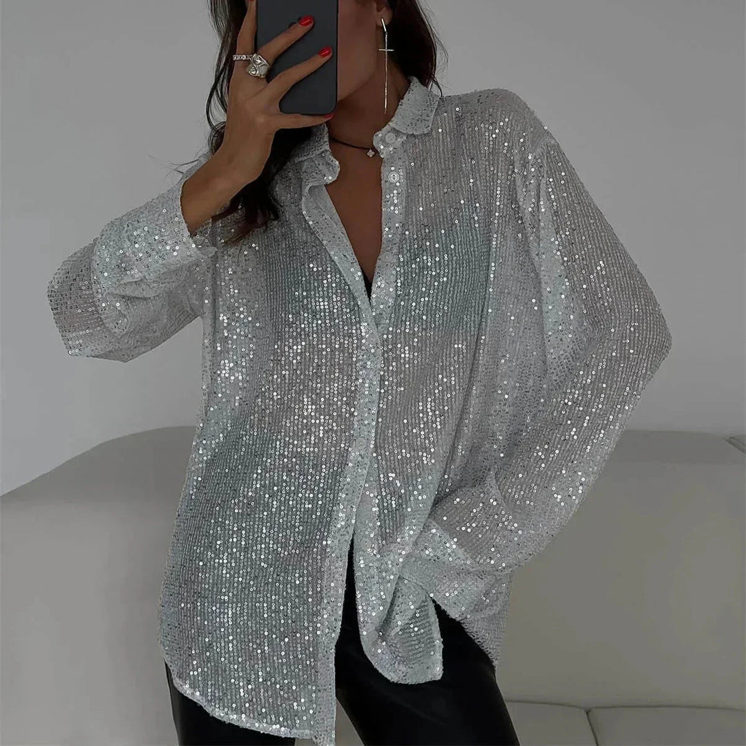 Pailletten Glitzertop