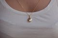 Zierliche vergoldete Kette mit Medaillon-Anhänger – eleganter & persönlicher Schmuck | Shop Nory