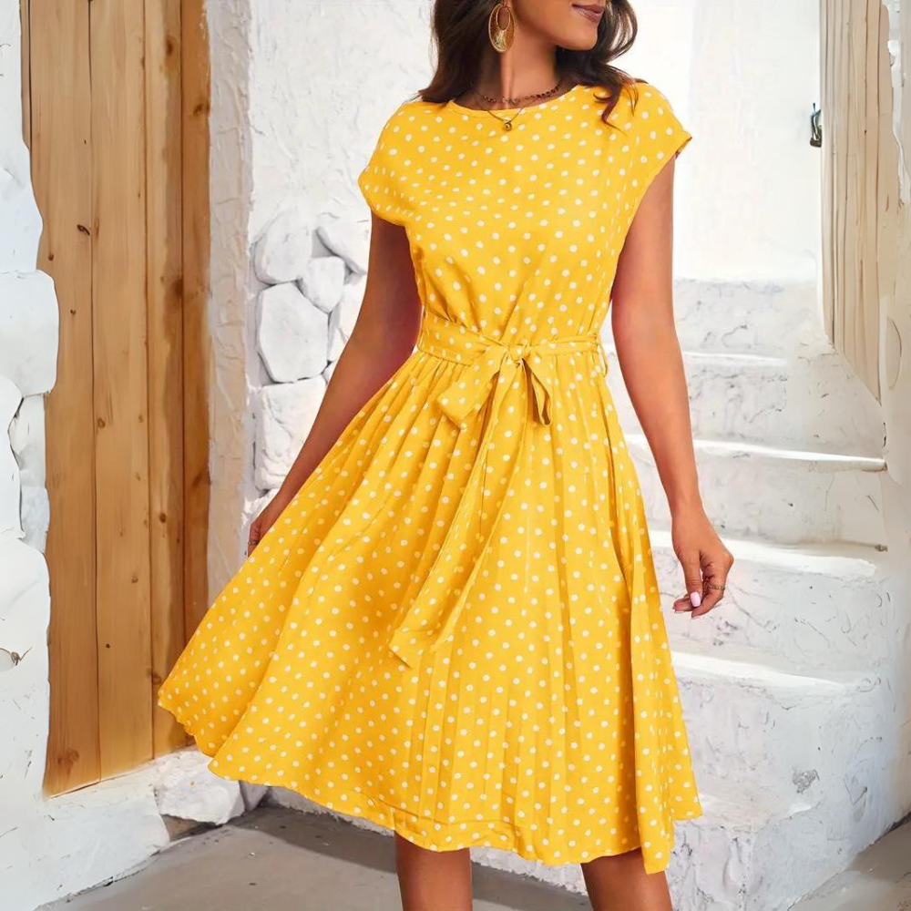 Shopnory | Elegantes Punktekleid