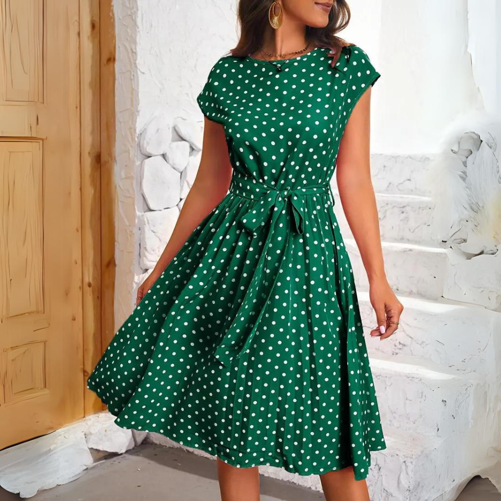 Shopnory | Elegantes Punktekleid