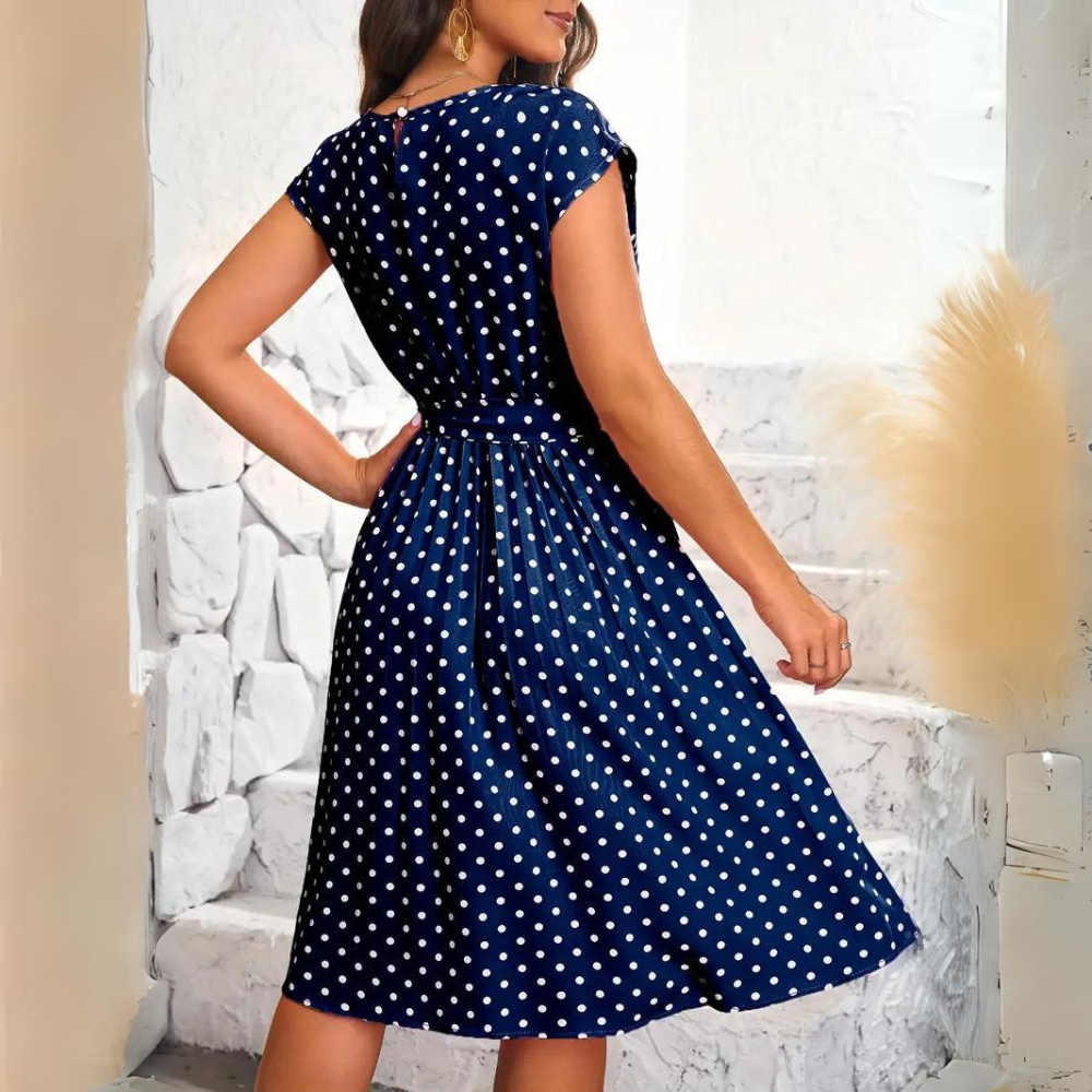 Shopnory | Elegantes Punktekleid