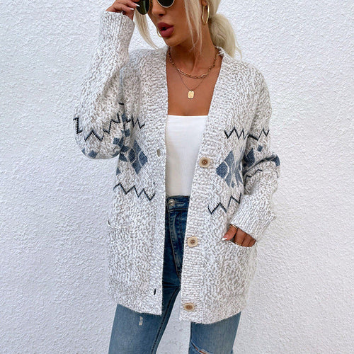 Shopnory | Warme Strickjacke
