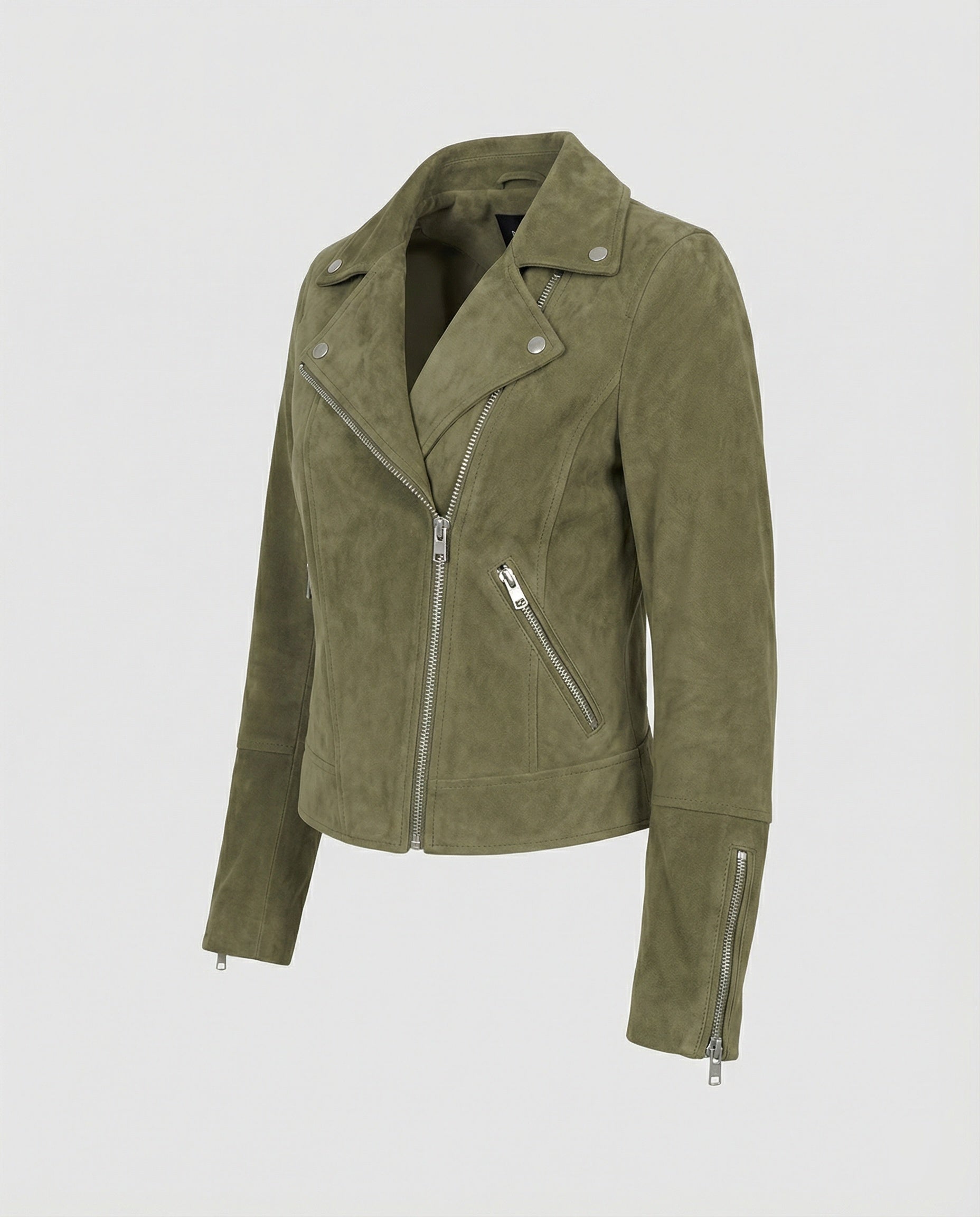 Damen Wildleder Bikerjacke
