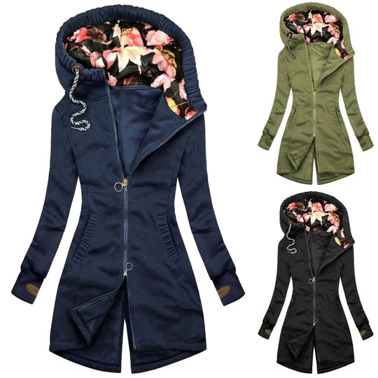 Übergangsjacke für Frauen mit Kapuze Ideal für Den Frühling