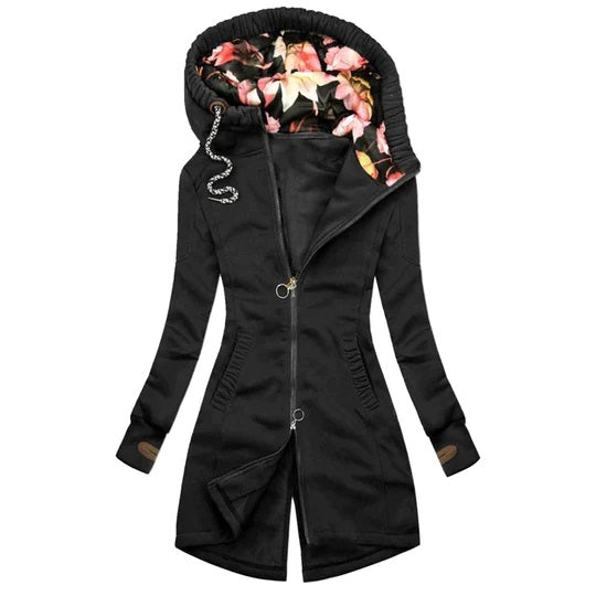Übergangsjacke für Frauen mit Kapuze Ideal für Den Frühling