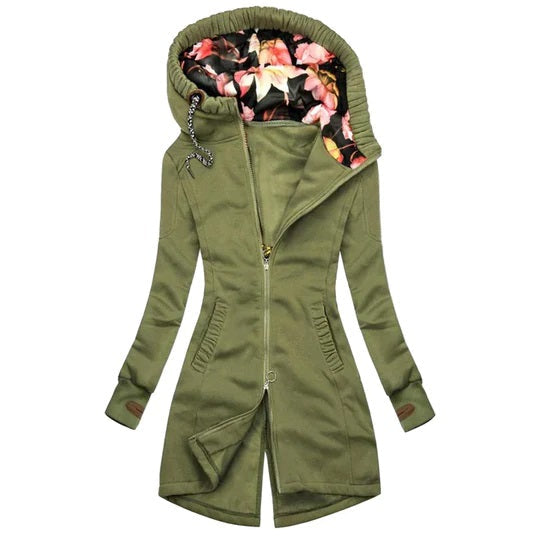 Übergangsjacke für Frauen mit Kapuze Ideal für Den Frühling