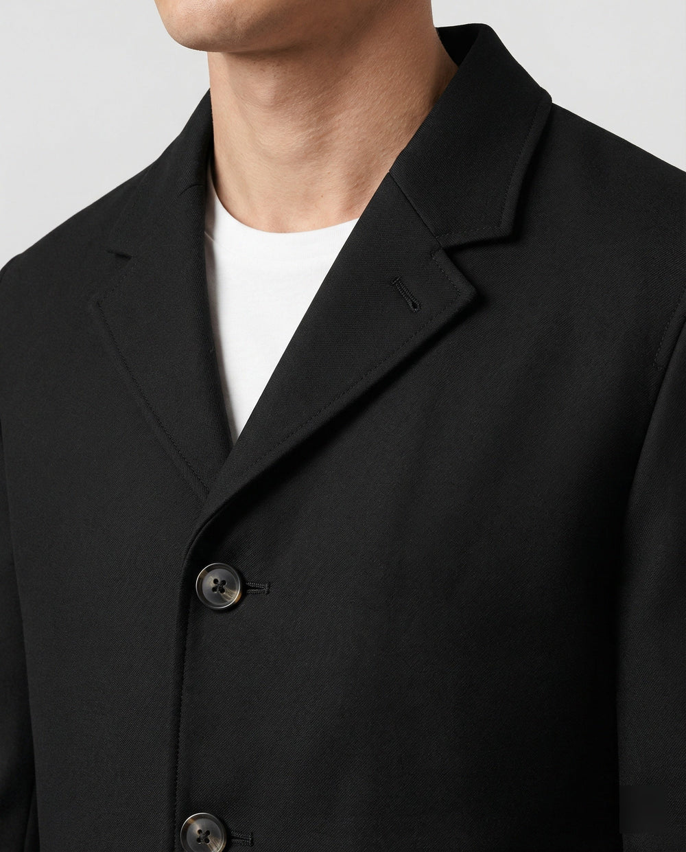 Leichter Herren Trenchcoat Khaki Japanischer Stil Sommerjacke Sonnenschutz Mantel