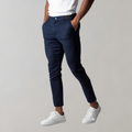 Shopnory | Chinos Slim Fit Schmaler Schnitt Leichte Baumwolle Vielseitiger Stil
