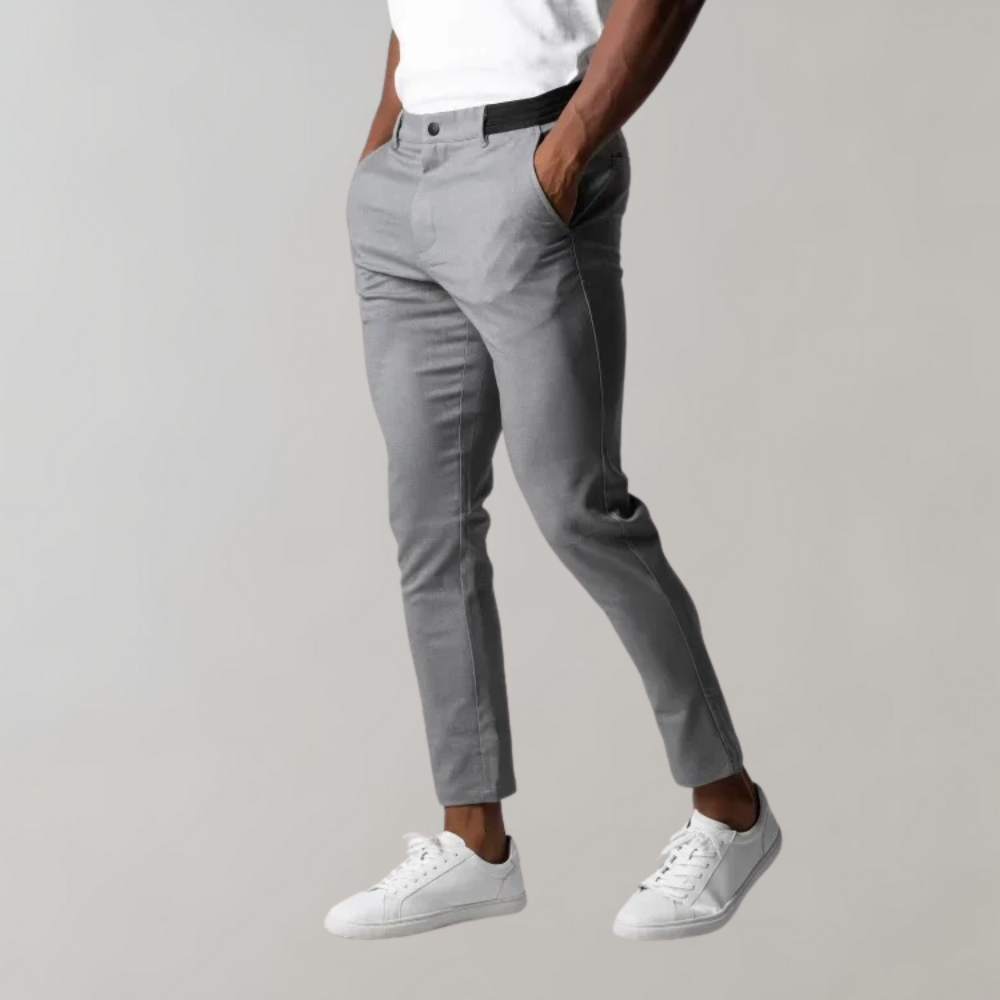 Shopnory | Chinos Slim Fit Schmaler Schnitt Leichte Baumwolle Vielseitiger Stil