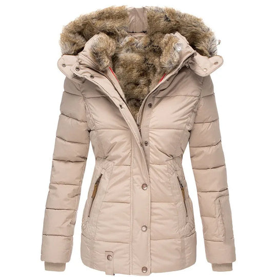 Shop Nory | Warme Winterjacke Mit Pelzfutter Für Damen
