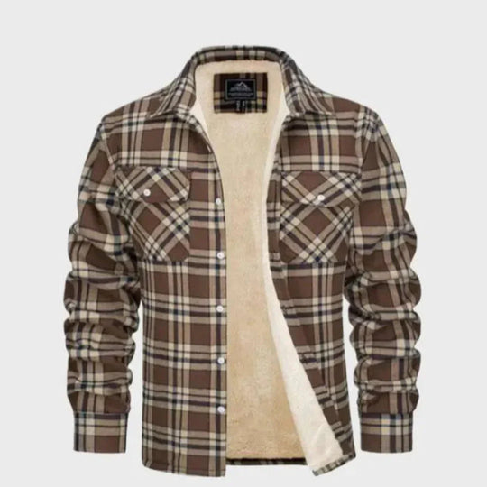 Sherpa-Gefütterte Flanelljacke