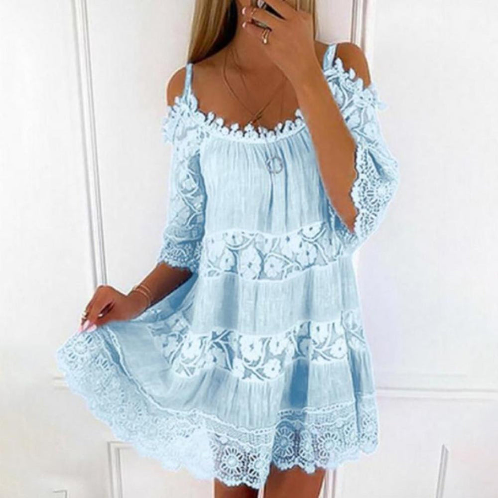 Kleid mit kalten Ärmeln