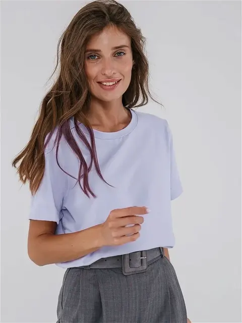 Damen-T-Shirt Aus 100% Baumwolle