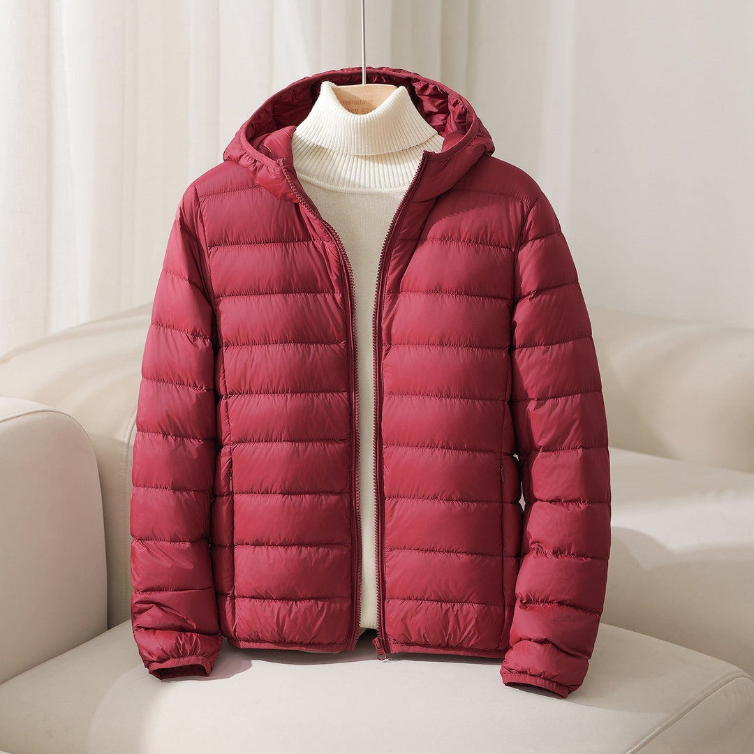Kapuzen Steppdaunenjacke