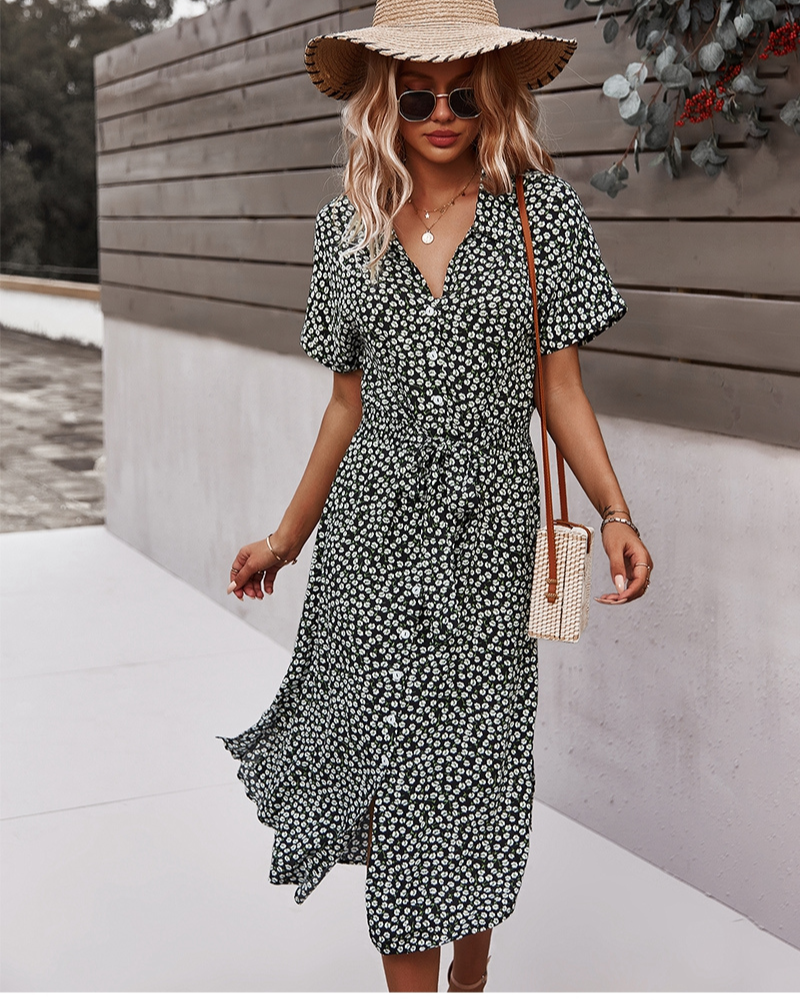 Sommerkleid Midi Das GShopnorylümte Kleid Ist Ein Must-Have für Diesen Sommer