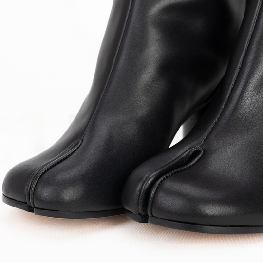 Damen Tabi Stiefeletten mit geteilter Zehe & Gummisohle