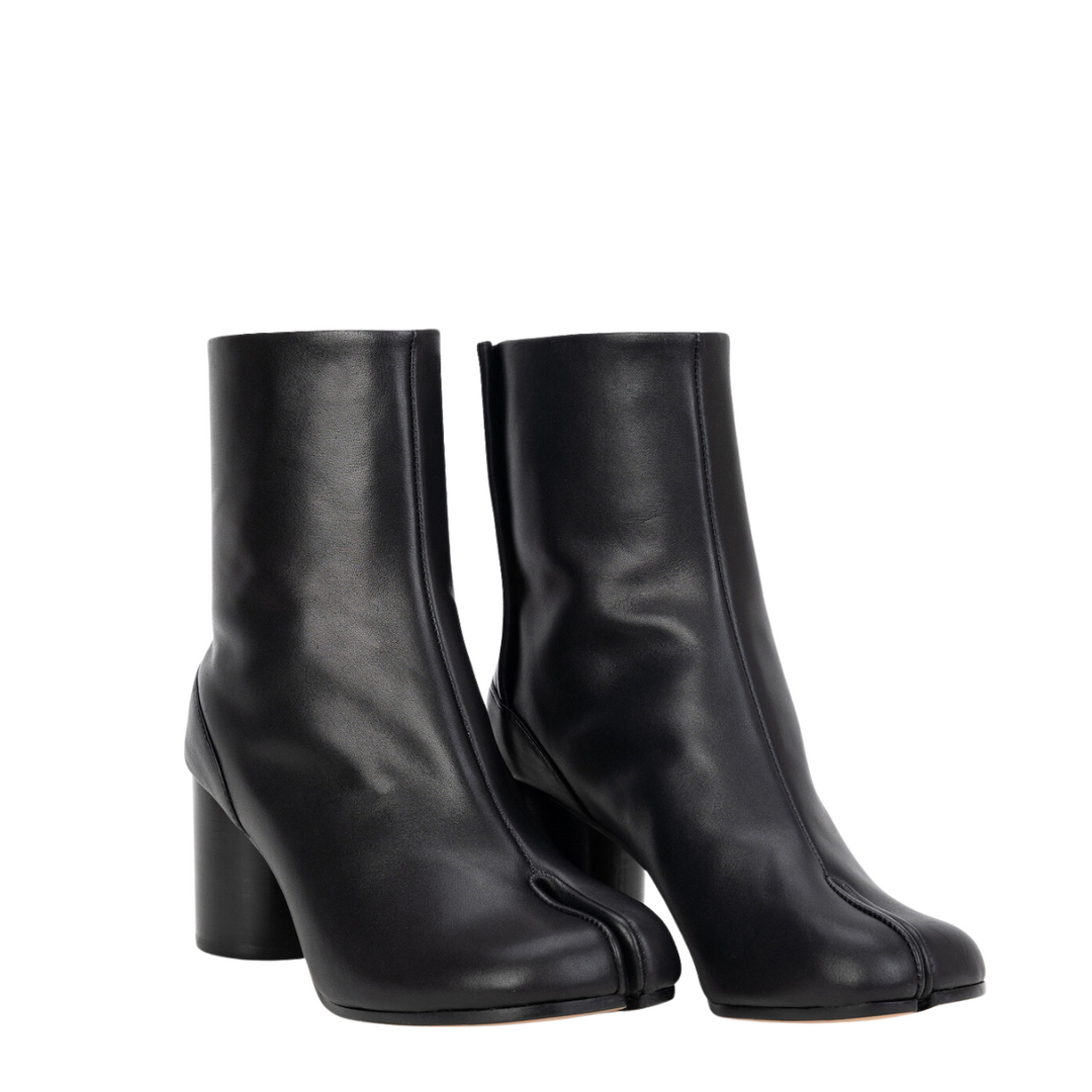 Damen Tabi Stiefeletten mit geteilter Zehe & Gummisohle