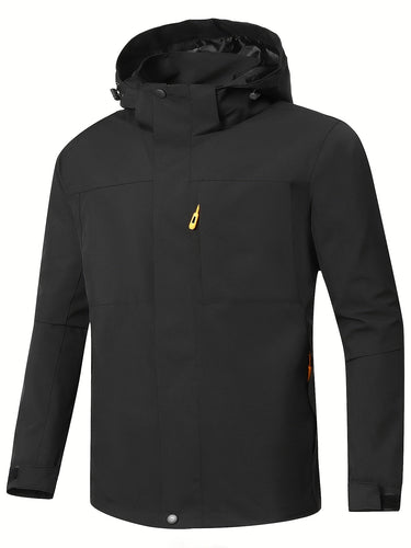 Shopnory | Leichter, wasserdichter Herren-Regenmantel mit Kapuze für Freizeit & Stadt