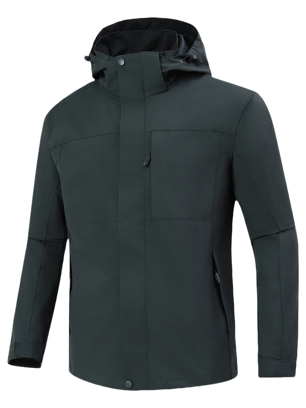 Shopnory | Leichter, wasserdichter Herren-Regenmantel mit Kapuze für Freizeit & Stadt