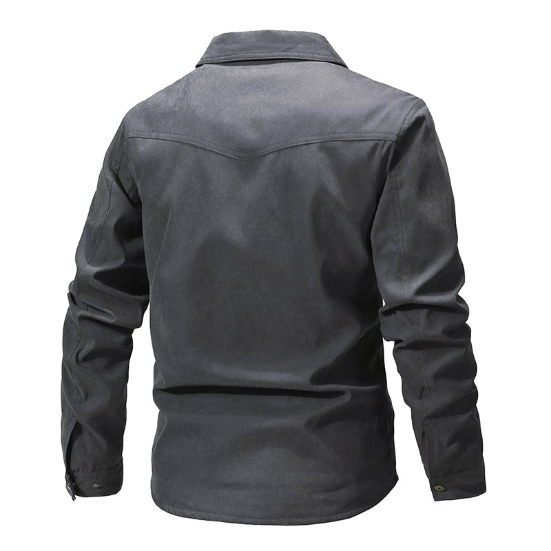 Flanell Gefütterte Hemdjacke für Herren