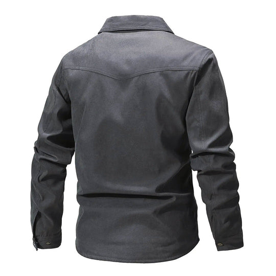 Flanell Gefütterte Hemdjacke für Herren