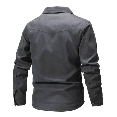 Flanell Gefütterte Hemdjacke für Herren