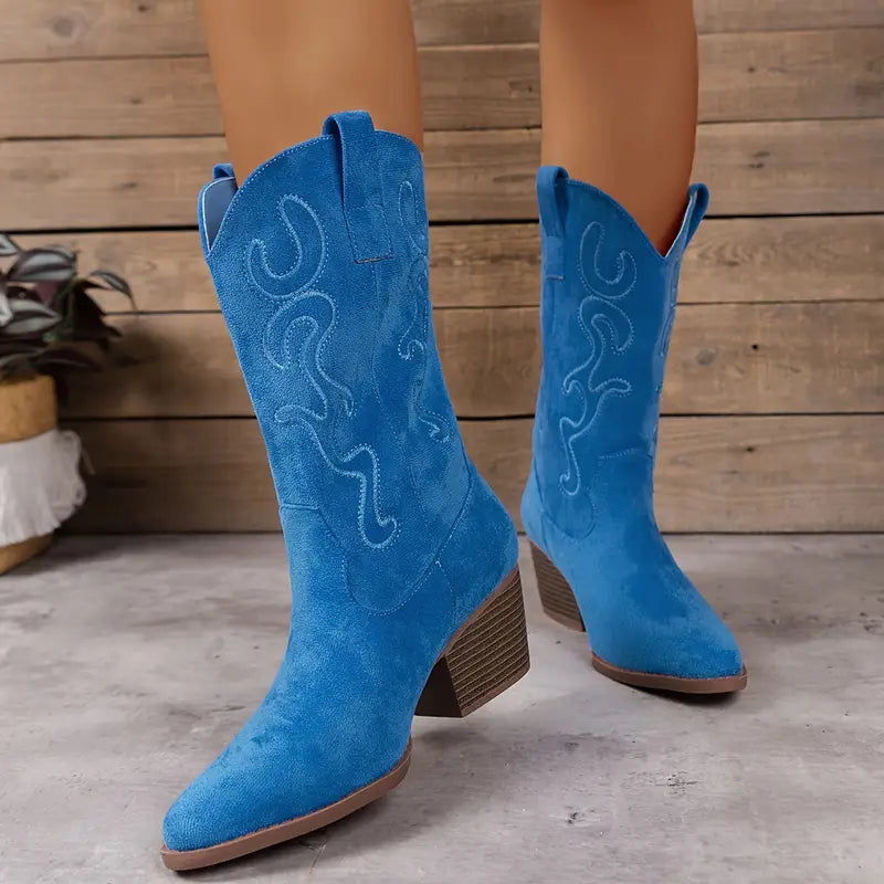Elegante Cowboy Damen Knöchelstiefel