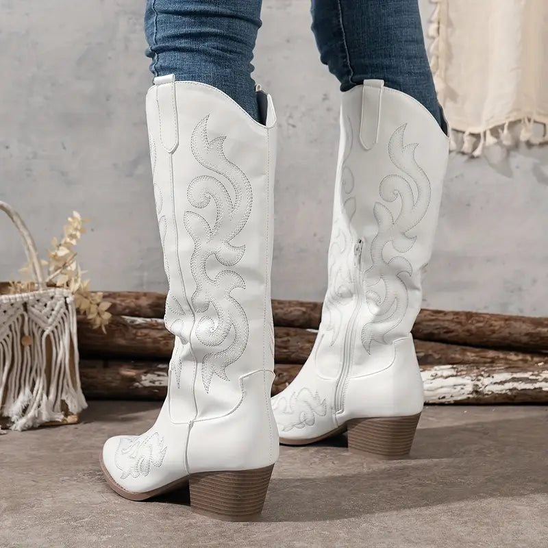 Bequeme Cowboy Damen Stiefel