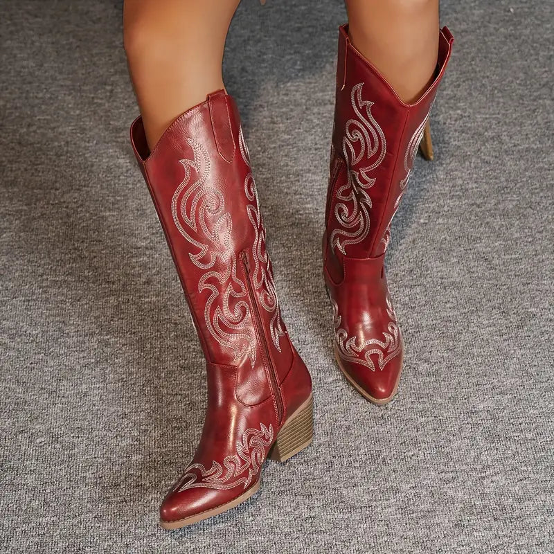 Bequeme Cowboy Damen Stiefel