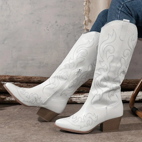 Bequeme Cowboy Damen Stiefel