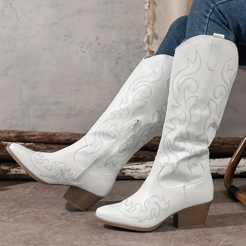 Bequeme Cowboy Damen Stiefel