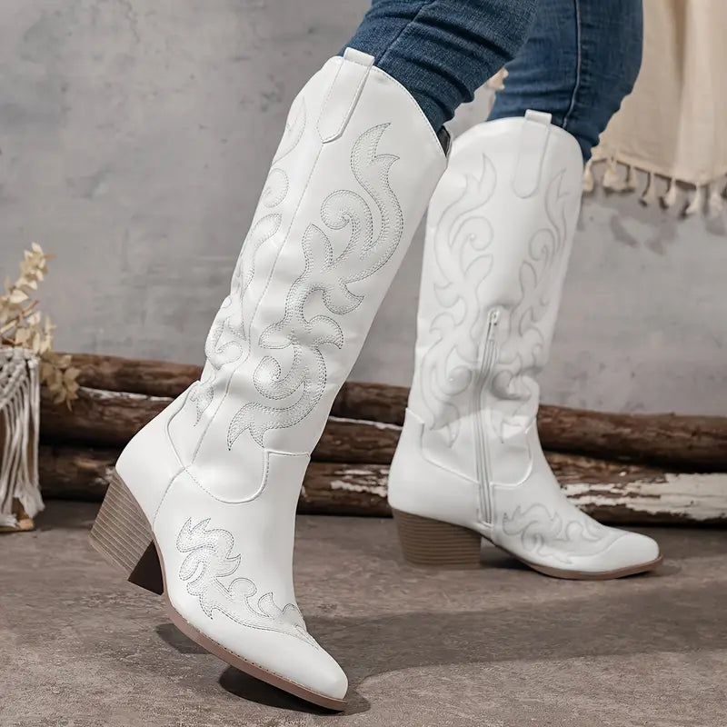 Bequeme Cowboy Damen Stiefel