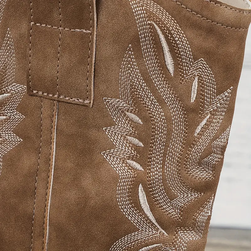 Cowboy Damen Stiefeletten mit Absatz