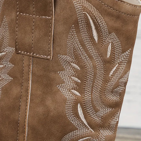 Cowboy Damen Stiefeletten mit Absatz