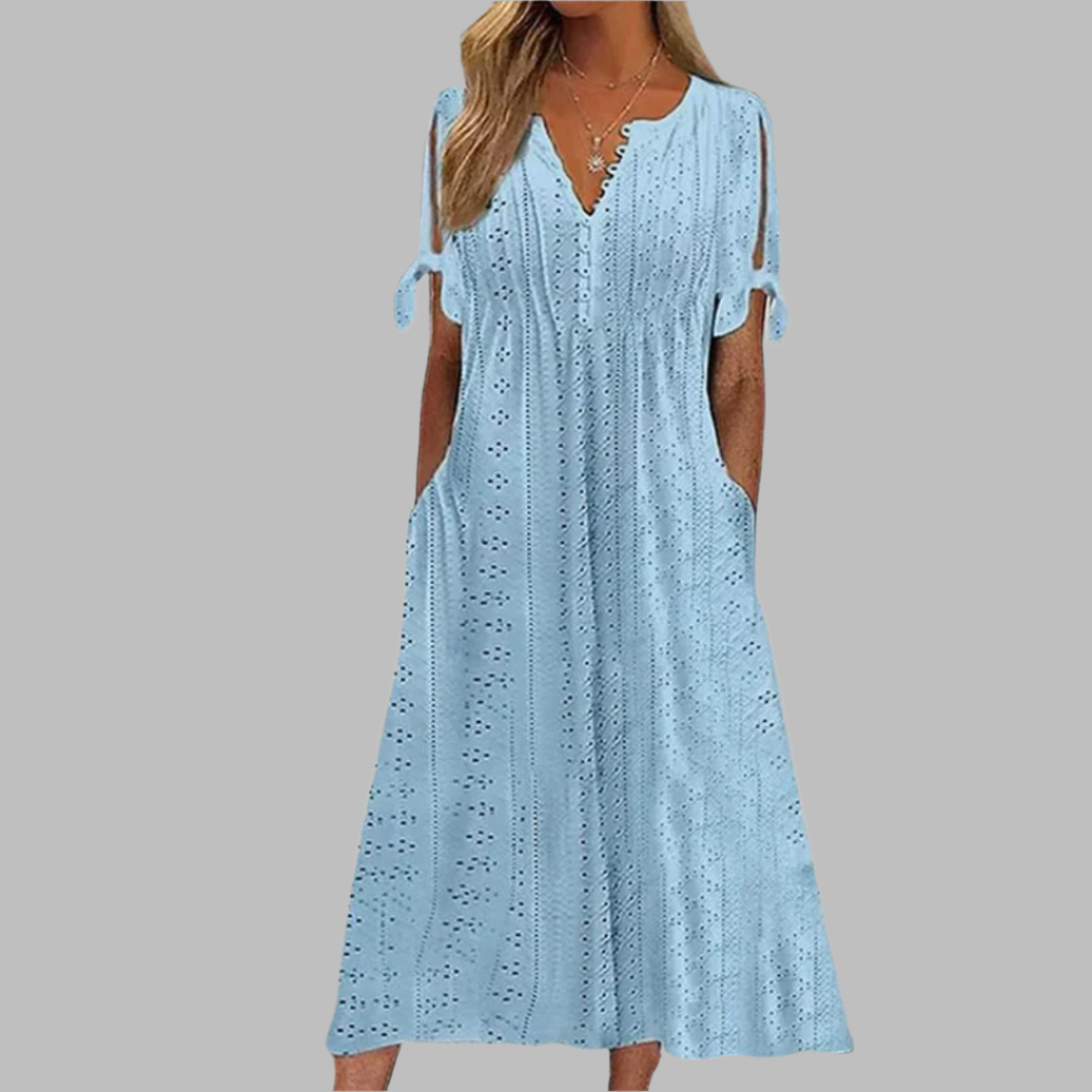 ShopNory | Elegantes Sommer Boho Midi Kleid