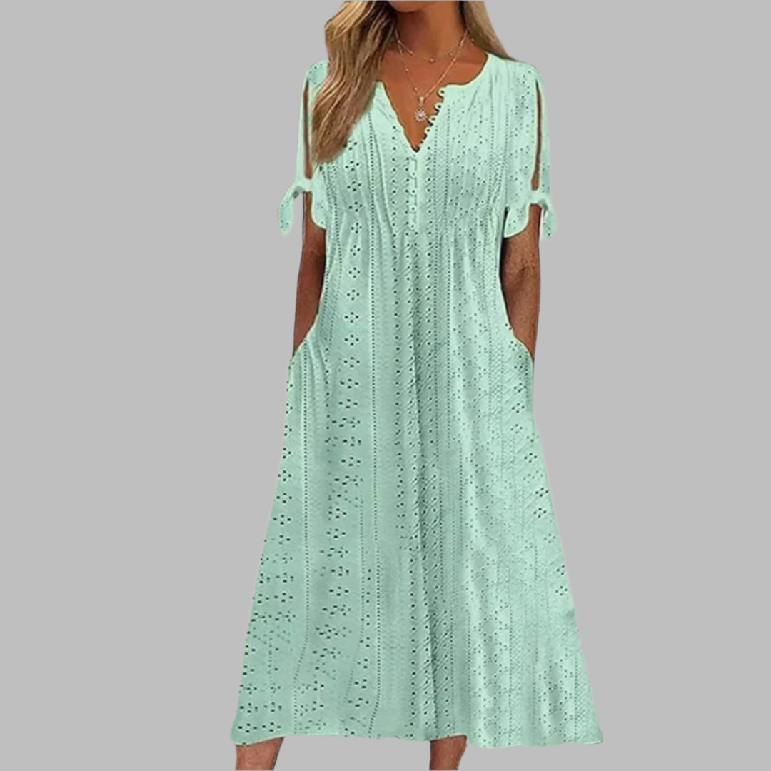 ShopNory | Elegantes Sommer Boho Midi Kleid