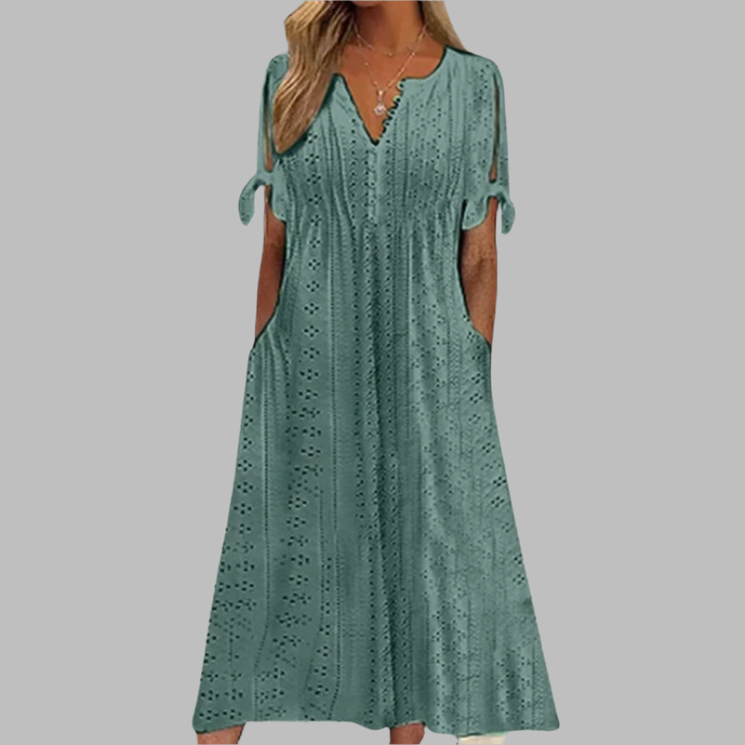 ShopNory | Elegantes Sommer Boho Midi Kleid