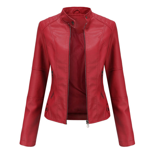 Stylische Lederjacke für die Herbstsaison