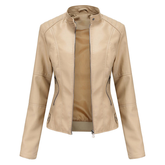 Stylische Lederjacke für die Herbstsaison