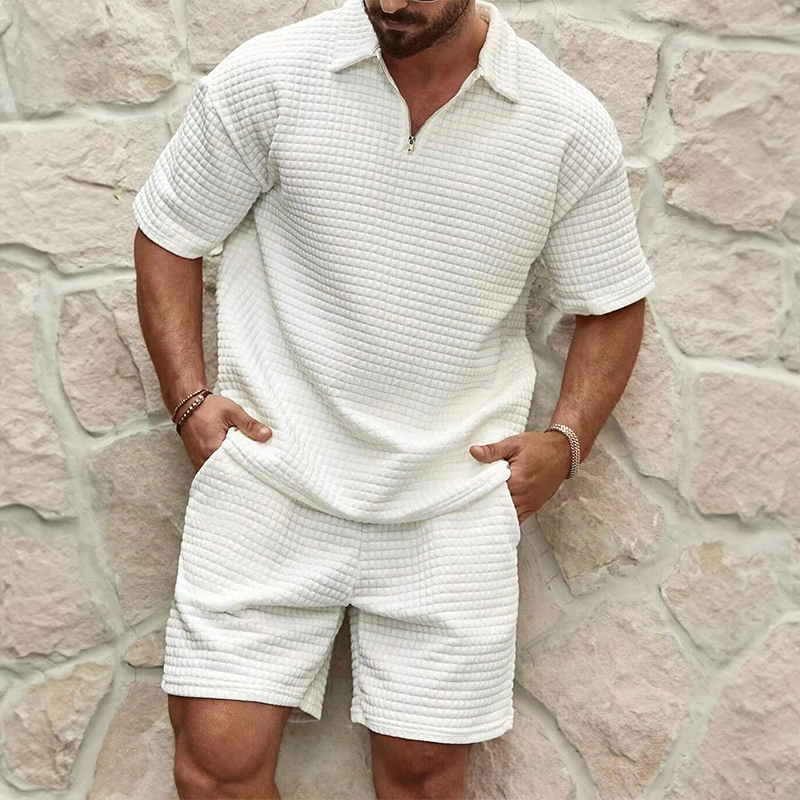 R&B | Luxuriöses Sommer Satz für Herren Polo und Shorts