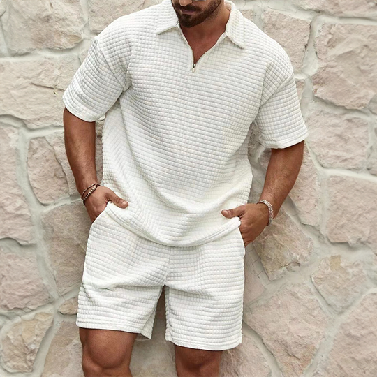 R&B | Luxuriöses Sommer Satz für Herren Polo und Shorts