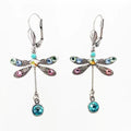 Elegante geschnitzte Libellenohrringe | Shop Nory