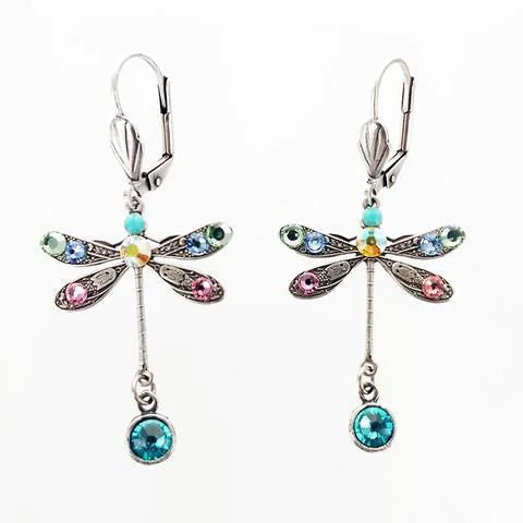 Elegante geschnitzte Libellenohrringe | Shop Nory