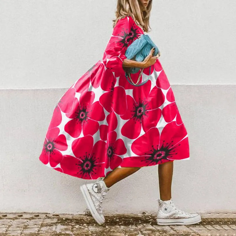 Blumenkleid für den Sommer