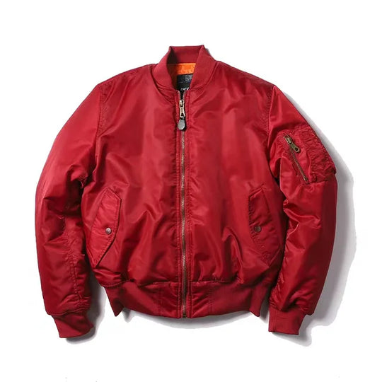 Shopnory Hochwertige Unisex Bomberjacke mit Reißverschluß