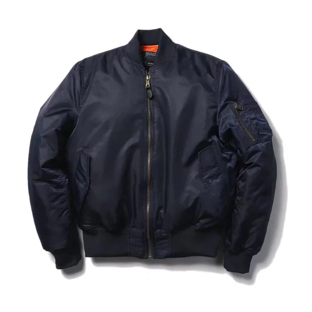 Shopnory Hochwertige Unisex Bomberjacke mit Reißverschluß